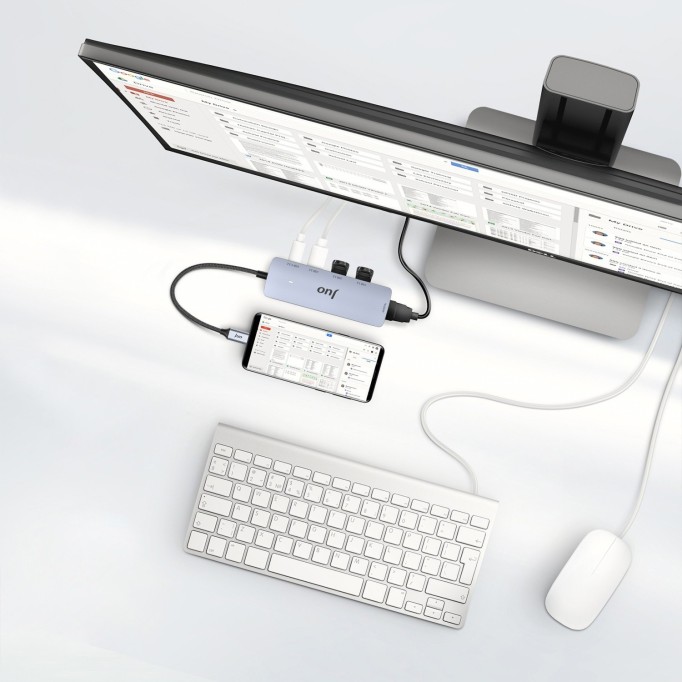 Juo Type-C 5Gbps 100W 4K 60Hz HDMI USB 3.2 Çoklayıcı Hub