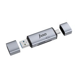 Juo USB 3.2 Type-C ve USB-A OTG SD / Micro SD Hafıza Kart Okuyucu