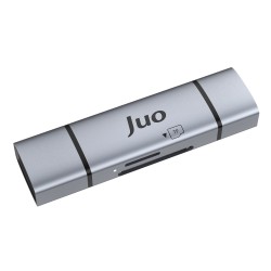 Juo USB 3.2 Type-C ve USB-A OTG SD / Micro SD Hafıza Kart Okuyucu