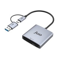 Juo USB 3.2 ve Type-C 3'ü 1 Arada SD / CF / TF Micro SD Hafıza Kart Okuyucu