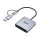 Juo USB 3.2 ve Type-C 3'ü 1 Arada SD / CF / TF Micro SD Hafıza Kart Okuyucu satın al