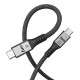 Juo USB 4.0 240W 40Gbps Thunderbolt 4 8K 60Hz USB-C Görüntü Aktarım ve Type-C Hızlı Şarj ve Data Kablosu 2 Metre