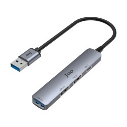 Juo USB-A 4 Portlu USB 3.0 / USB 2.0 Çoklayıcı Dönüştürücü Hub Juo USB-A 4 Portlu USB 3.0 / USB 2.0 Çoklayıcı Dönüştürücü Hub