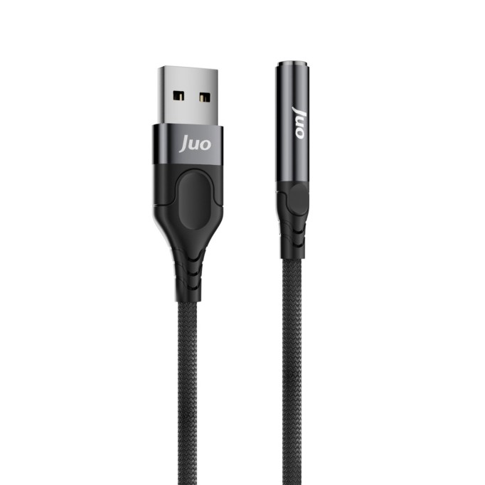 Juo USB-A to 3.5mm Jack Kulaklık Mikrofon Aux Dönüştürücü Harici Ses Kartı