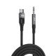 Juo USB Type-C to 3.5mm Jack Aux Stereo TRS Ses Kablosu 1 Metre