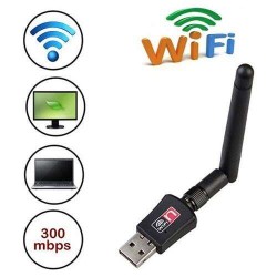Juo WN802N 300Mbps USB Kablosuz WiFi Alıcı Ağ Adaptörü