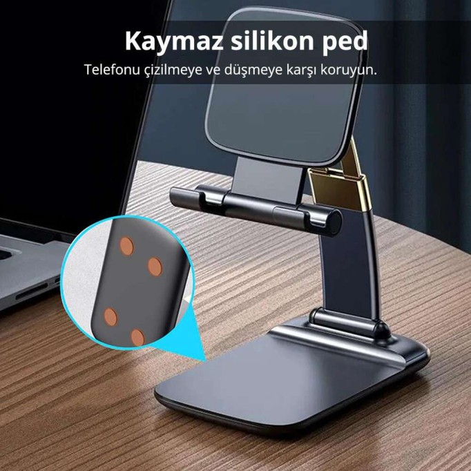 Juo Yükseklik Ayarlı Katlanabilir Telefon Tutucu