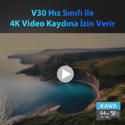 Kawa 64GB Micro SD Hafıza Kartı High Endurance Class 10 Yüksek Hızlı Araç Kameralarıya Uyumlu Kawa 64GB Micro SD Hafıza Kartı High Endurance Class 10 Yüksek Hızlı Araç Kameralarıya Uyumlu