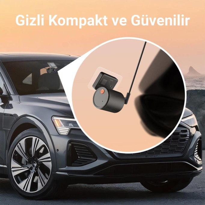 Kawa Mini 3 2K 1296P WDR 135° Geniş Açı Lens Araç Kamerası