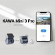 Kawa Mini 3 Pro 2K 1296P WDR 135° Geniş Açı Lens Araç Kamerası