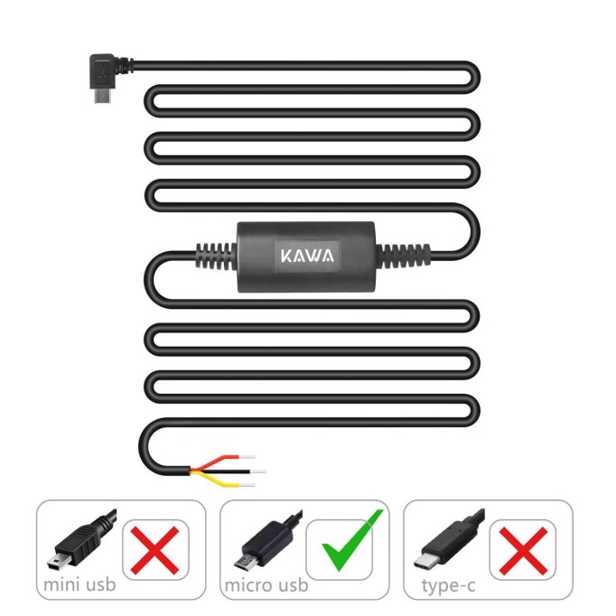 Kawa PT01 D5 / D6 Uyumlu Micro USB Park Modu Bağlantı Kiti