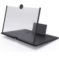KingMa 10 inch 3D HD Telefon Ekran Büyüteci Siyah