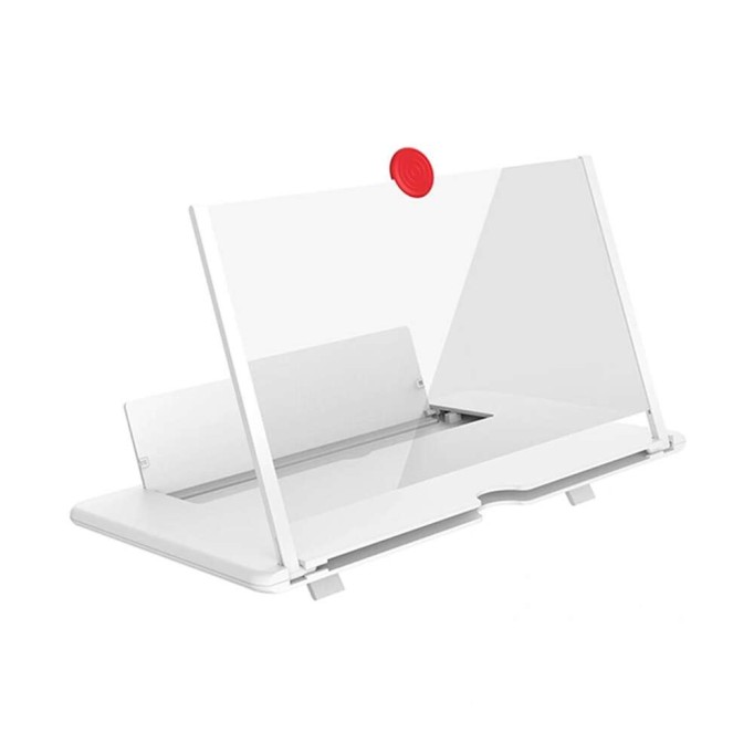KingMa 12 inch 3D HD Telefon Ekran Büyüteci Beyaz KingMa 12 inch 3D HD Telefon Ekran Büyüteci Beyaz
