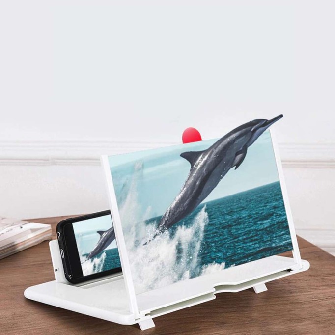 KingMa 12 inch 3D HD Telefon Ekran Büyüteci Beyaz KingMa 12 inch 3D HD Telefon Ekran Büyüteci Beyaz