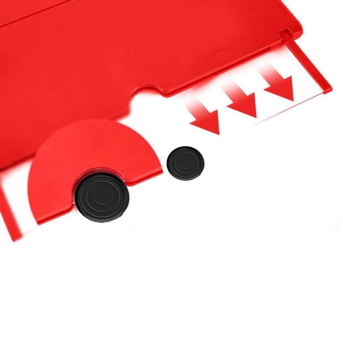 KingMa 12 inch 3D HD Telefon Ekran Büyüteci Kırmızı KingMa 12 inch 3D HD Telefon Ekran Büyüteci Kırmızı