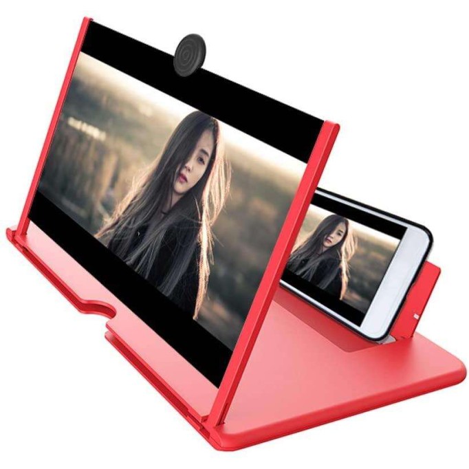 KingMa 12 inch 3D HD Telefon Ekran Büyüteci Siyah KingMa 12 inch 3D HD Telefon Ekran Büyüteci Siyah