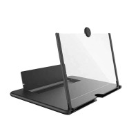KingMa 12 inch 3D HD Telefon Ekran Büyüteci Siyah