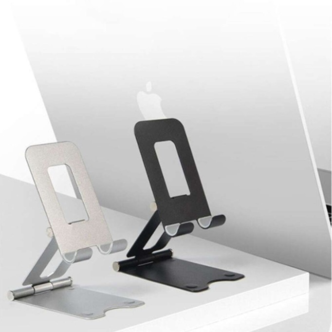 KingMa 270° Ayarlanabilir Metal Telefon Tutucu Gümüş