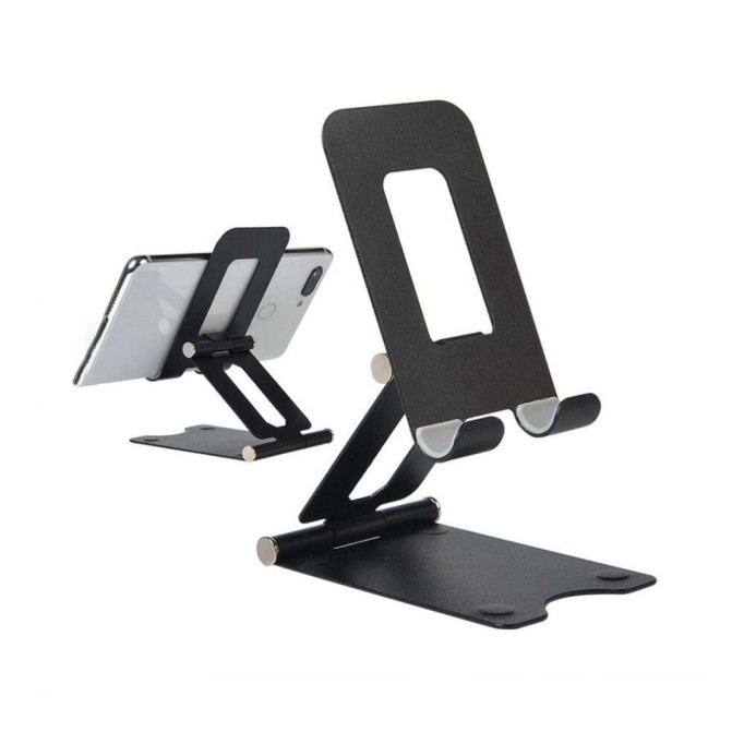 KingMa 270° Ayarlanabilir Metal Telefon Tutucu Gümüş
