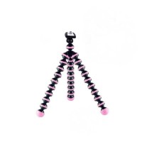 KingMa Akrobat Mini Ahtapot Tripod Telefon Tutucu Pembe