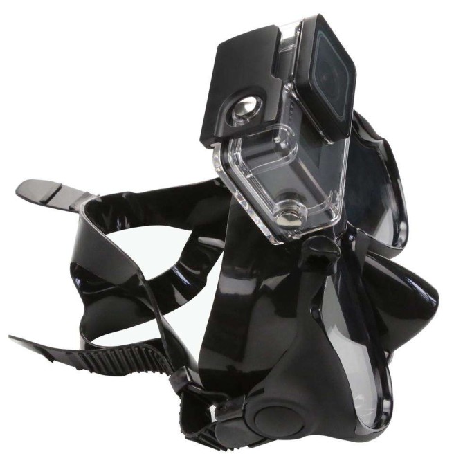 Kingma Aksiyon Kamerası Uyumlu Dalış Maskesi-Mavi