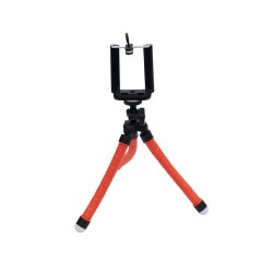 Kırmızı KingMa Esnek Ahtapod Tripod Telefon Tutucu Kırmızı