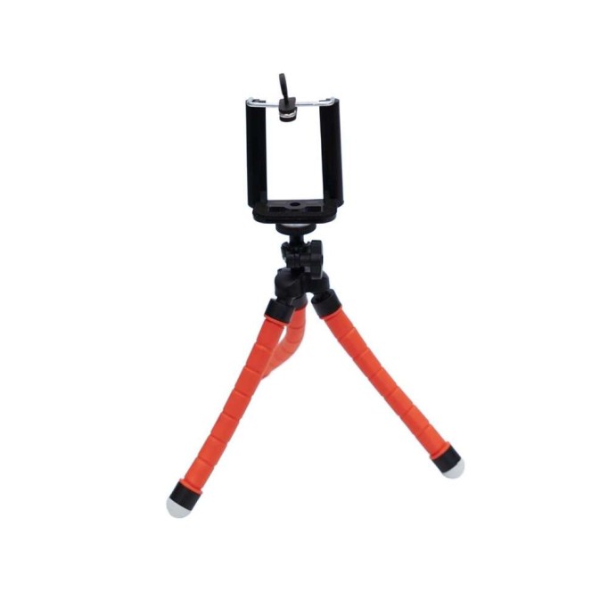 KingMa Esnek Ahtapod Tripod Telefon Tutucu Siyah