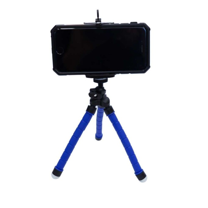 KingMa Esnek Ahtapod Tripod Telefon Tutucu Siyah