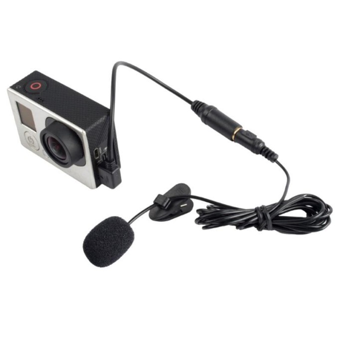 Kingma GoPro Uyumlu Yaka Mikrofonu Seti