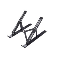 KingMa Kademeli Katlanabilir Notebook Laptop Standı Siyah