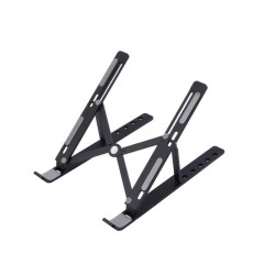KingMa Kademeli Katlanabilir Notebook Laptop Standı Siyah