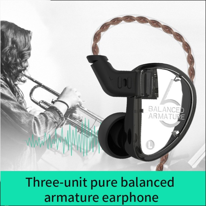 KZ AS06 3BA Driver Bass Kulak İçi Kulaklık