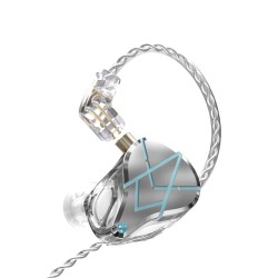 KZ ASX 10BA Denge Armatür Sürücülü Kulak İçi Kulaklık Gümüş