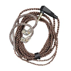  KZ C Tipi Mikrofonlu Kulaklık Kablosu Bakır