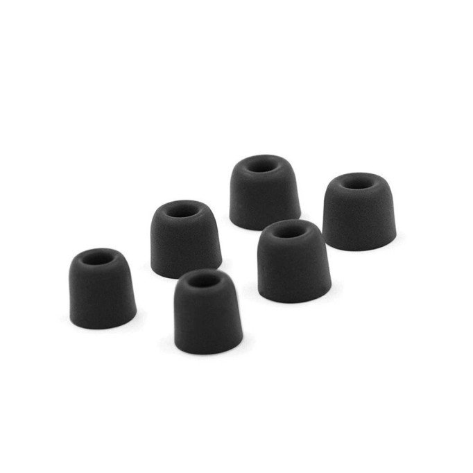KZ Kulak İçi Foam Memory Kulak Pedi 6lı Siyah