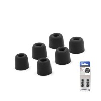 KZ Kulak İçi Foam Memory Kulak Pedi 6'lı Siyah
