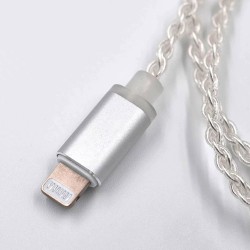 KZ Lightning B Tipi Kulaklık Kablosu Gümüş KZ Lightning B Tipi Kulaklık Kablosu Gümüş