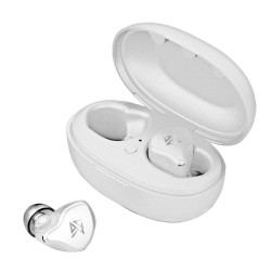 Beyaz KZ S1D Dinamik TWS Bluetooth 5.0 Kulaklık Beyaz