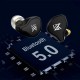 KZ S1D Dinamik TWS Bluetooth 5.0 Kulaklık Siyah