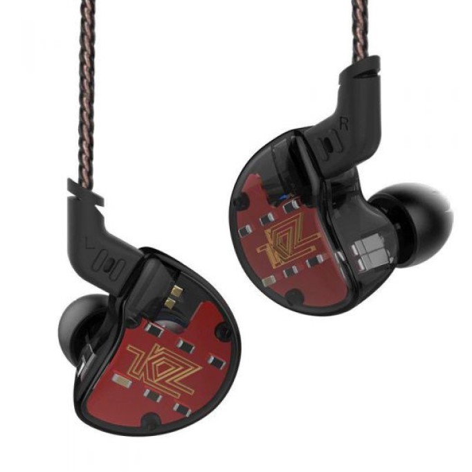 KZ ZS10 HD ve 4 BA Driver Kulak İçi Kulaklık Kırmızı