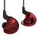 KZ ZS10 HD ve 4 BA Driver Kulak İçi Kulaklık Kırmızı