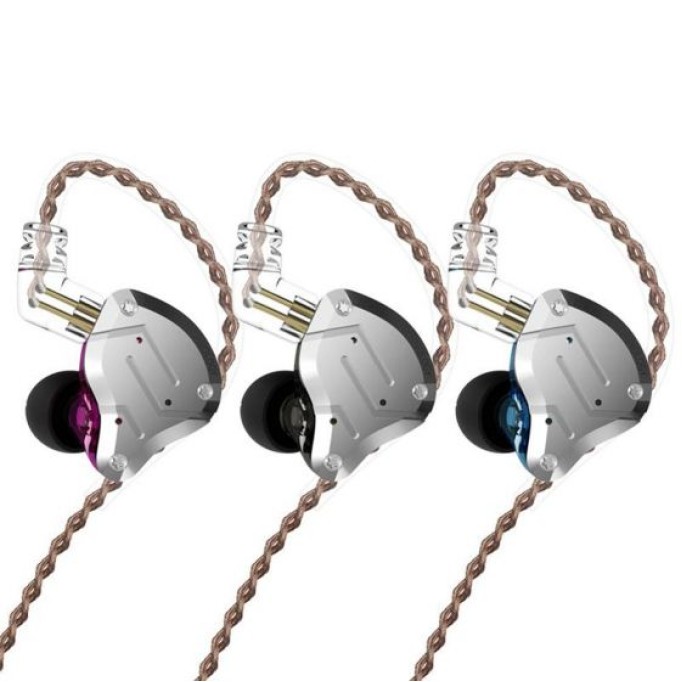 KZ ZS10 Pro 4BA+1DD Hibrit Kulaklık Açık Mavi