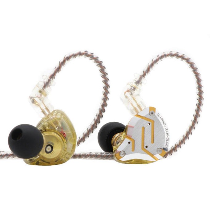 KZ ZS10 Pro 4BA+1DD Hibrit Kulaklık Gold