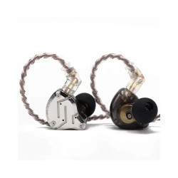 Siyah KZ ZS10 Pro 4BA+1DD Hibrit Kulaklık Siyah