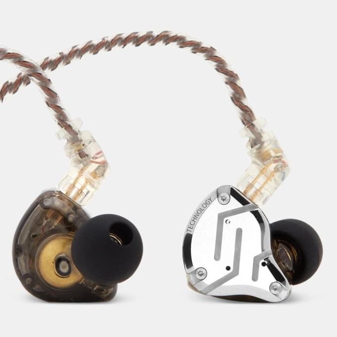 KZ ZS10 Pro 4BA+1DD Hibrit Kulaklık Siyah