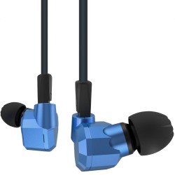Mavi KZ ZS5 Quad Driver HiFi Kulak İçi Kulaklık Mavi