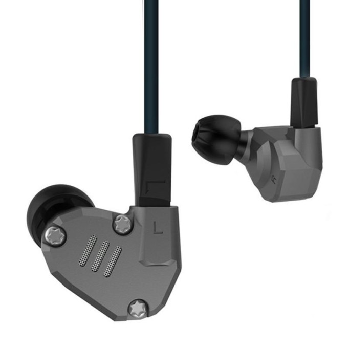 KZ ZS6 Hybrid Quad Driver Kulak İçi Kulaklık Silver