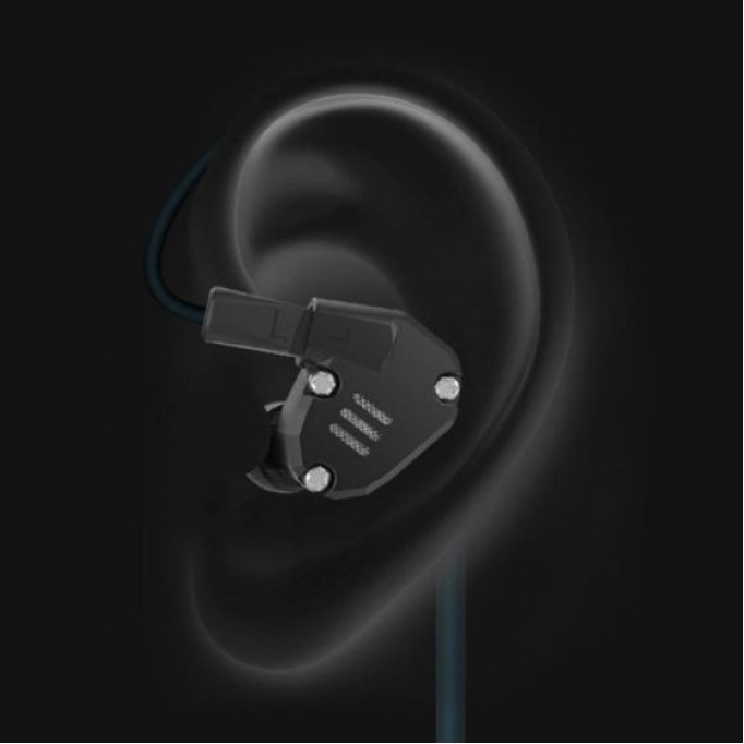 KZ ZS6 Hybrid Quad Driver Kulak İçi Kulaklık Silver