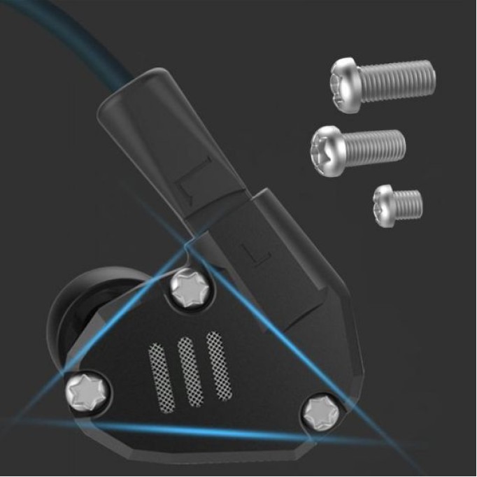 KZ ZS6 Hybrid Quad Driver Kulak İçi Kulaklık Silver