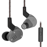 KZ ZSA AD + DD Driver Bass Kulak İçi Kulaklık Gri